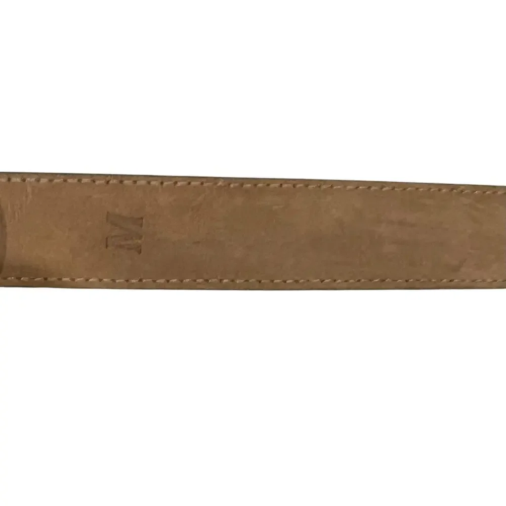 WCM New York Gold Genuine Reptile Vintage Belt USA Made Size M/ 3044 39